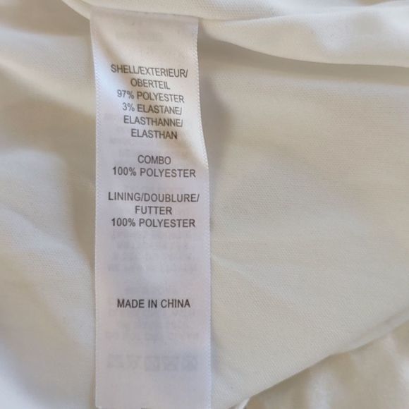 Hailey Logan by Adrianna Papell White Satin Mini Dress w/ Lace Straps Sz S - Picture 10 of 13